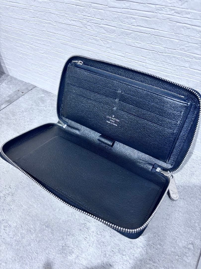 07.メンズ長財布 ルイヴィトン エピ ブラック ジッピーオーガナイザー