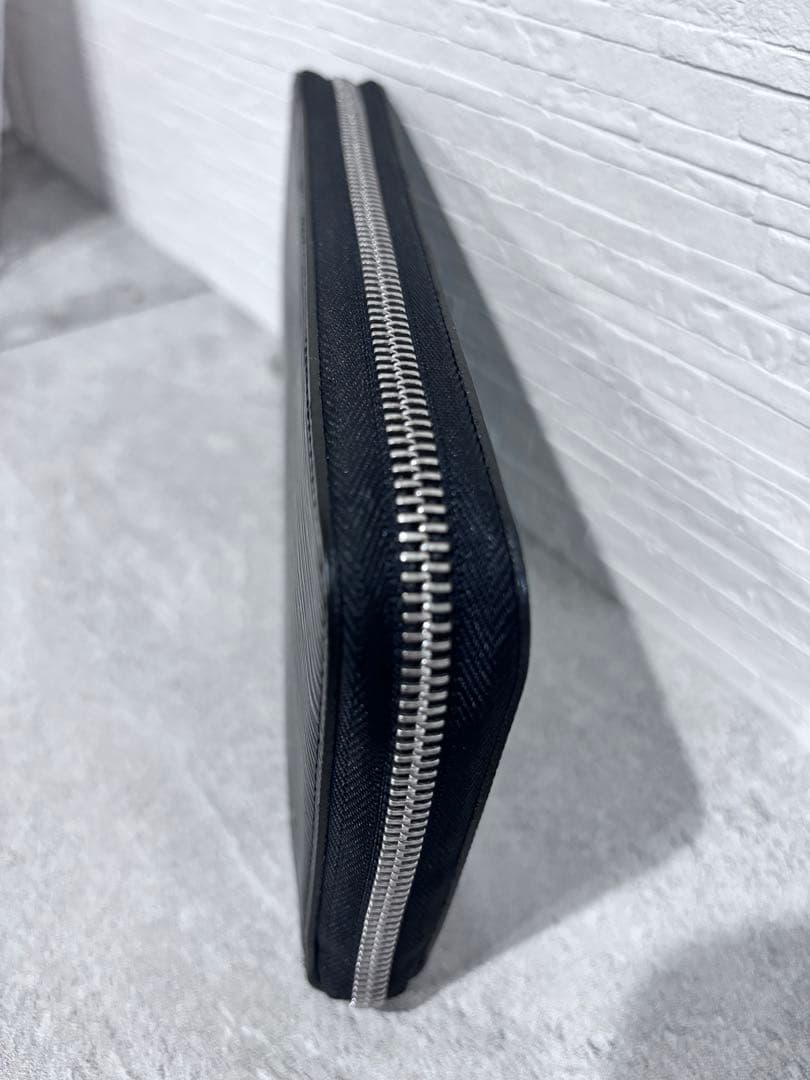07.メンズ長財布 ルイヴィトン エピ ブラック ジッピーオーガナイザー