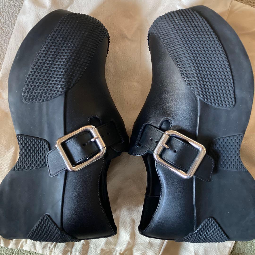 PARABOLOÏDE× NKNIT プラットフォームシューズ ブラック 38