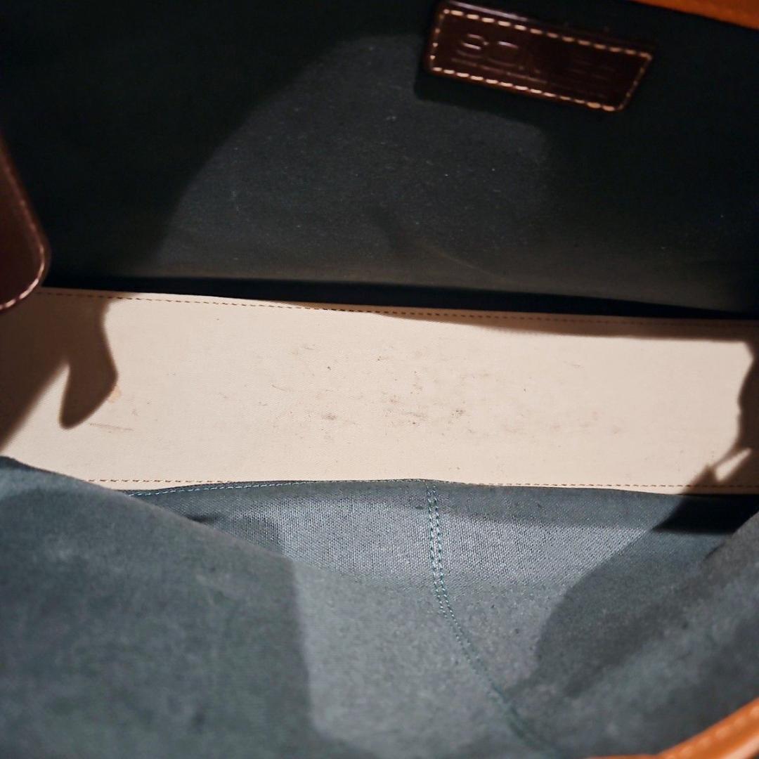 美品 ソメスサドル レザー フラップ ショルダ ーバッグ キャメル A4