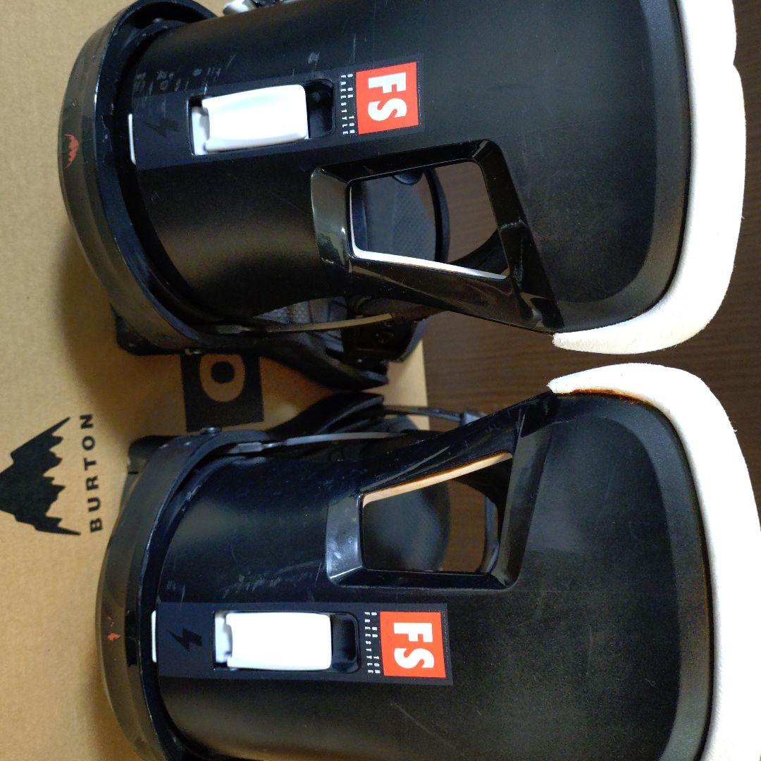 BURTON　FS スノーボードビンディング ブラック/ホワイト