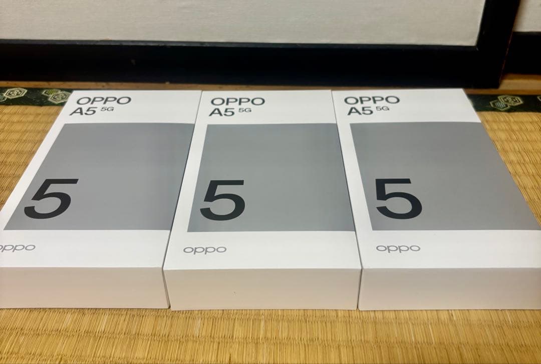OPPO A3 5G 3台セット（ホワイト)