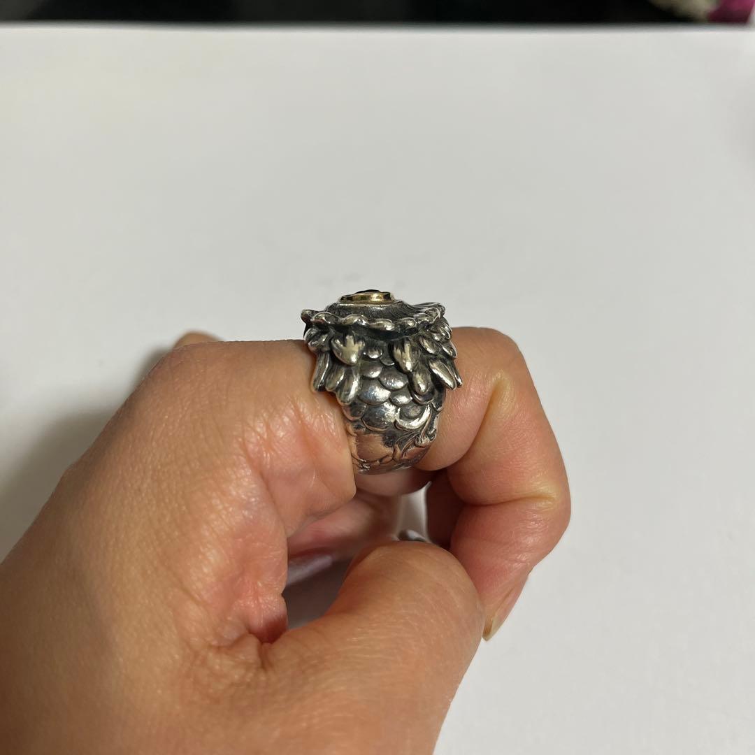 Bloody mary ドラードリング ガーネットカスタム　k18フレーム