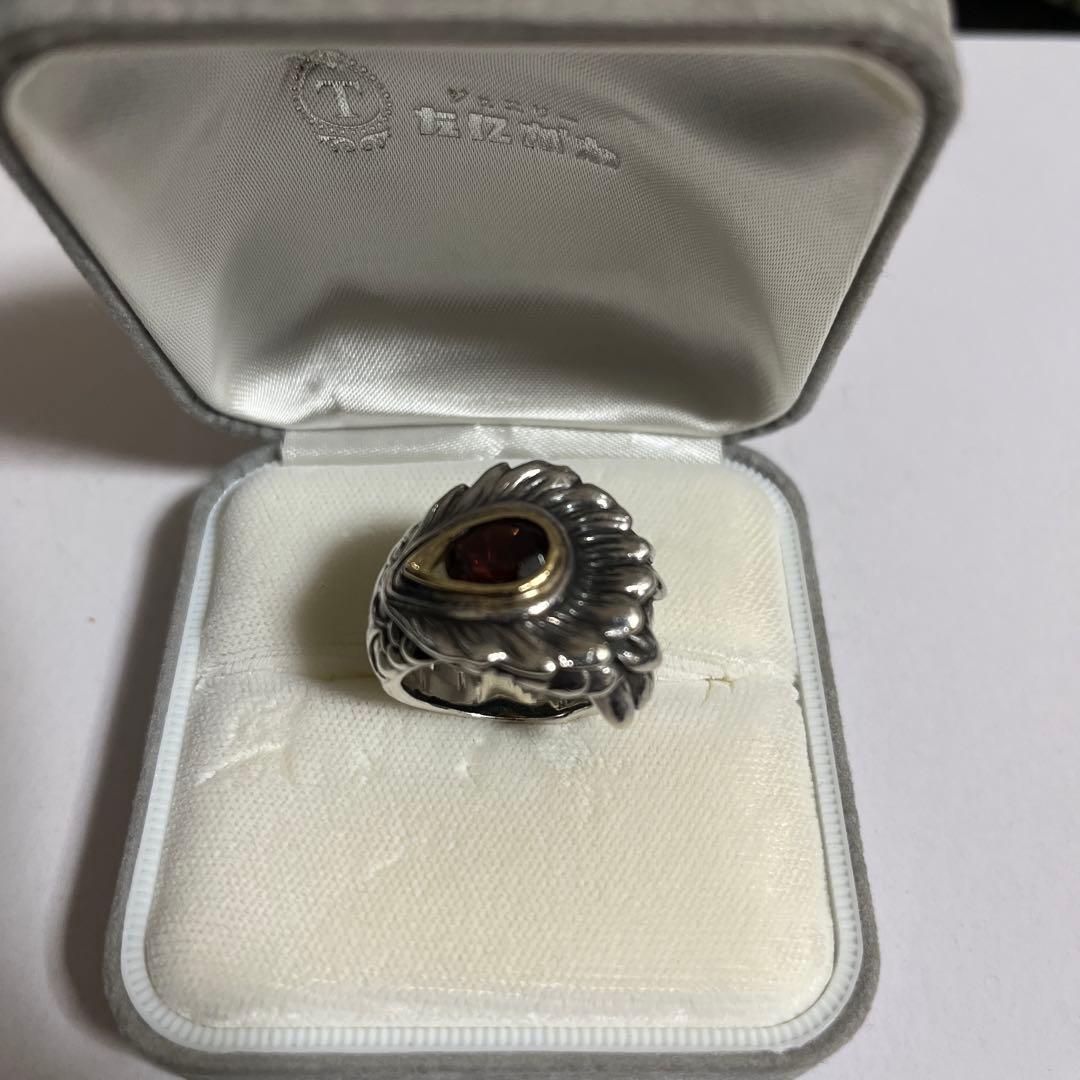 Bloody mary ドラードリング ガーネットカスタム　k18フレーム