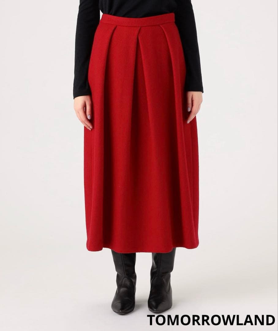 新品✨️ タグ付き✨️TOMORROWLANDリングニット バレル スカート