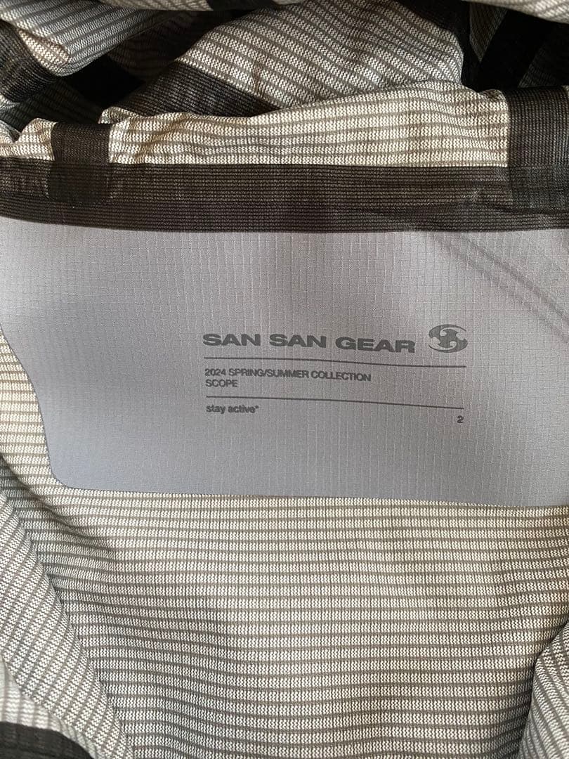 ジャケット・アウター SANSANGEAR WIND SHIELDED JACKET ICE GREY