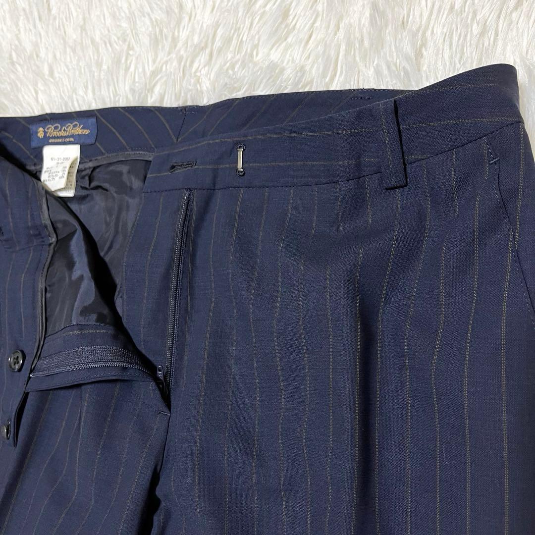 【極美品】ブルックスブラザーズ　パンツスーツ L BROOKS COOL高機能