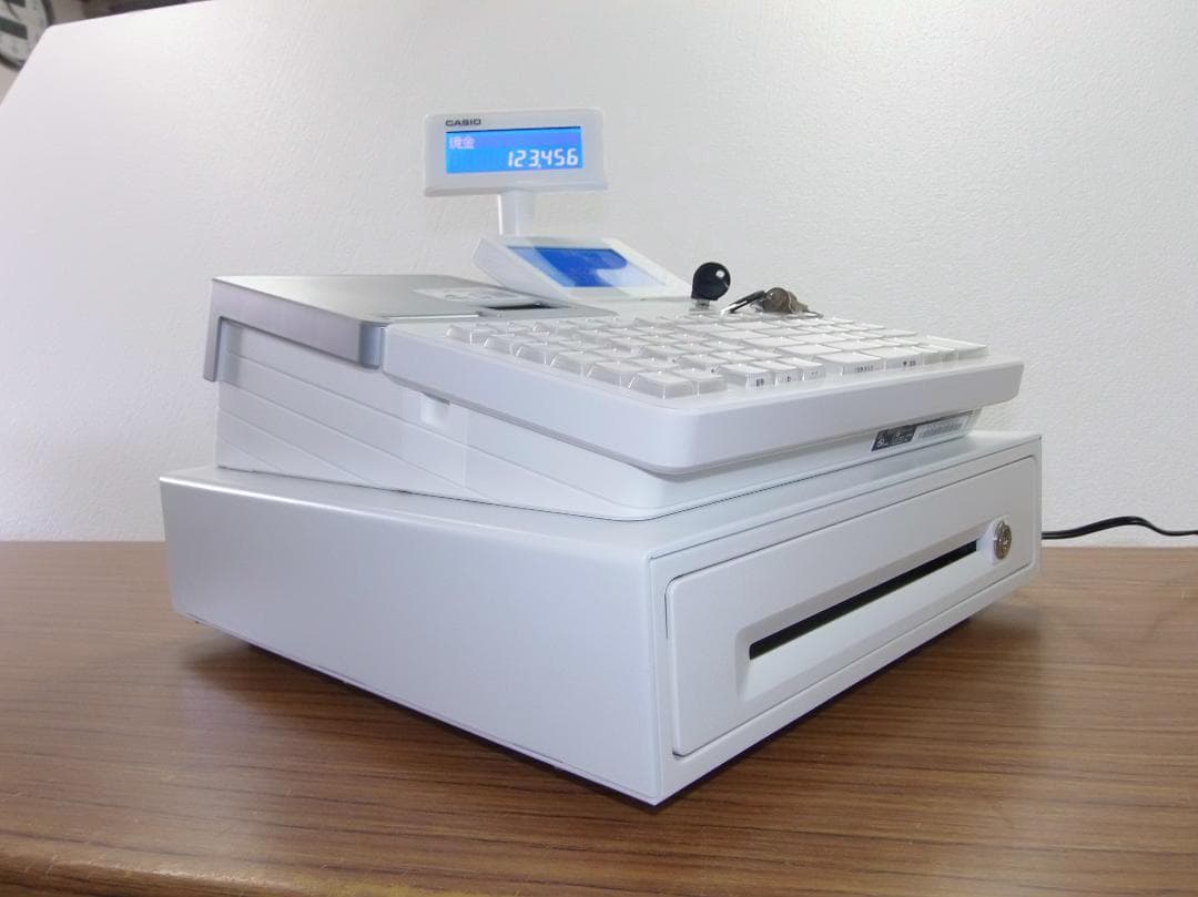 カシオSR-S4000-20SWE設定無料　レジスター　25040801