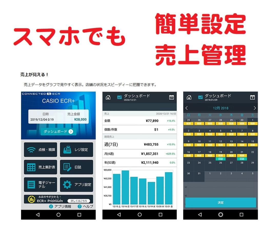 カシオSR-S4000-20SWE設定無料　レジスター　25040801