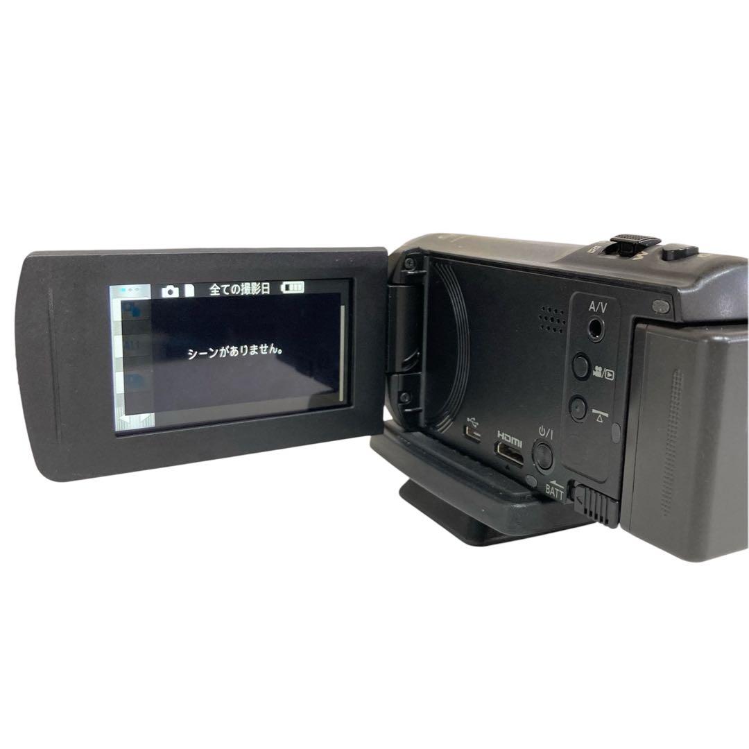 可動品 Panasonic フルHD HC-V360M ビデオカメラ ブラック