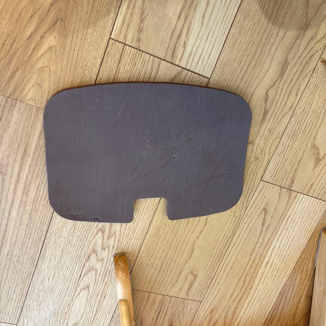 大和屋 すくすくチェアスリムフィット　ガード付 ナチュラル ハイチェア　ベルト付