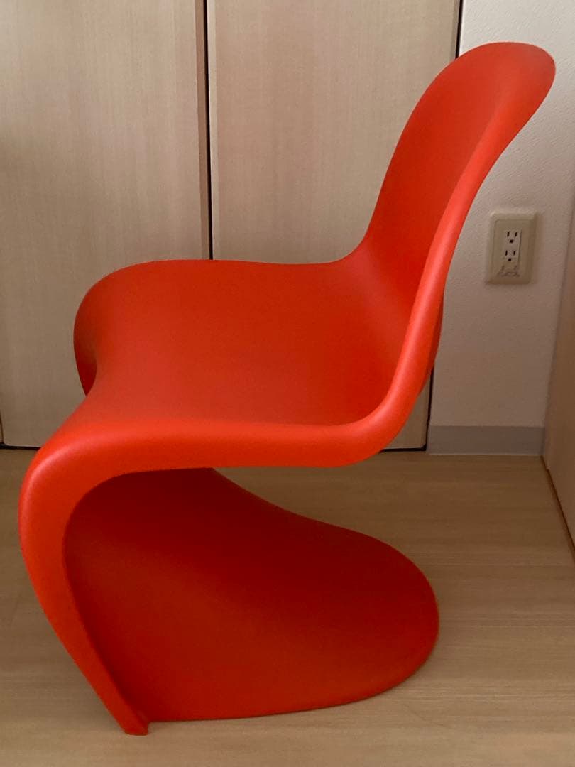 Vitra製　パントンチェア(Panton Chair) オレンジ