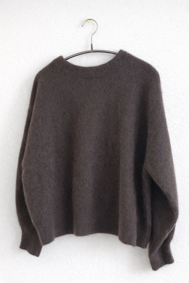 【新品タグ付き】リリーリンフォックスウール2wayカーディガン　Mmn別注