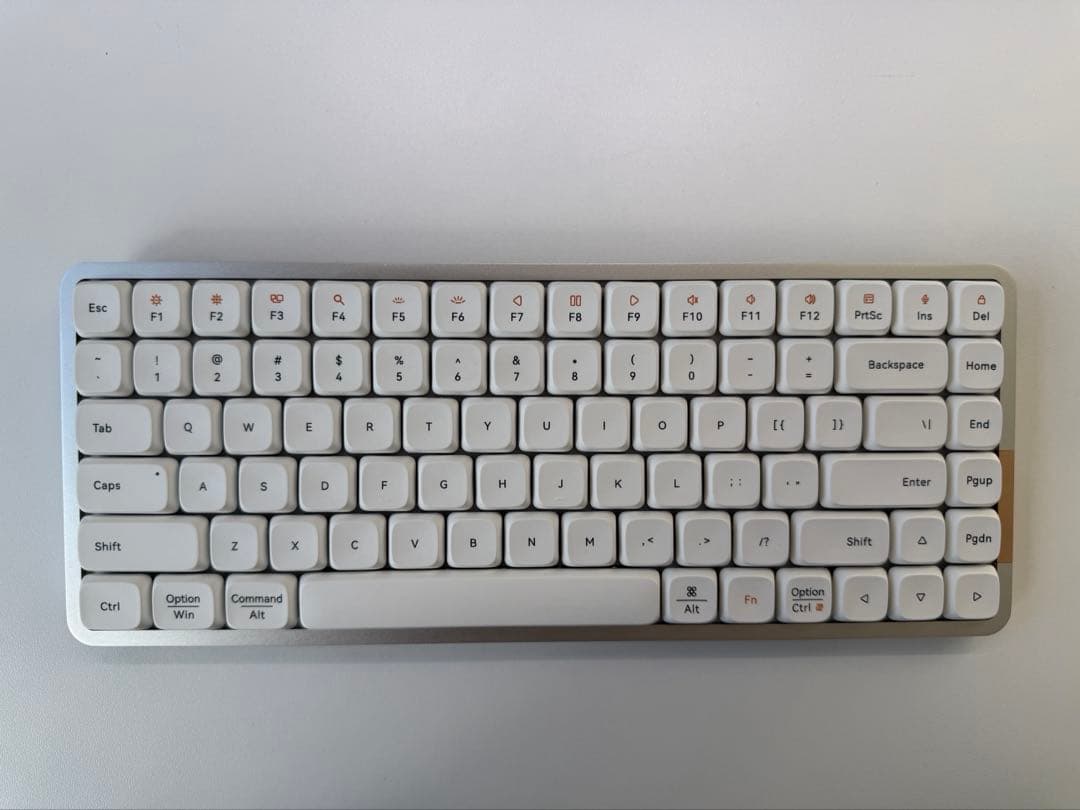 Lofree FLOW メカニカルキーボード(シルバー/英語配列/)OE915