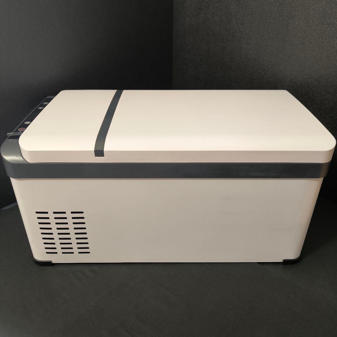 車載対応 ポータブル冷蔵冷凍庫 2つの仕切り付き ホワイト 静音
