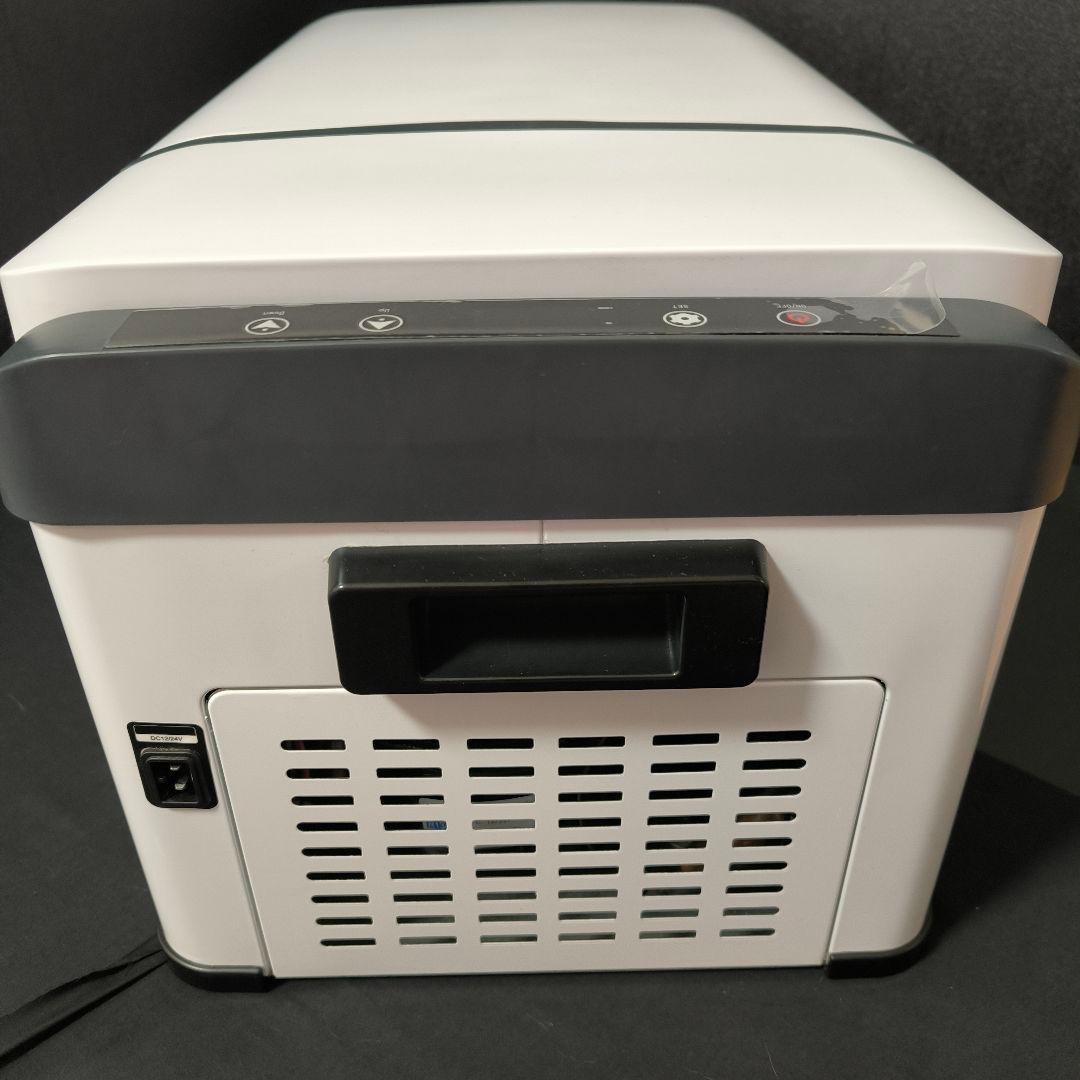 車載対応 ポータブル冷蔵冷凍庫 2つの仕切り付き ホワイト 静音