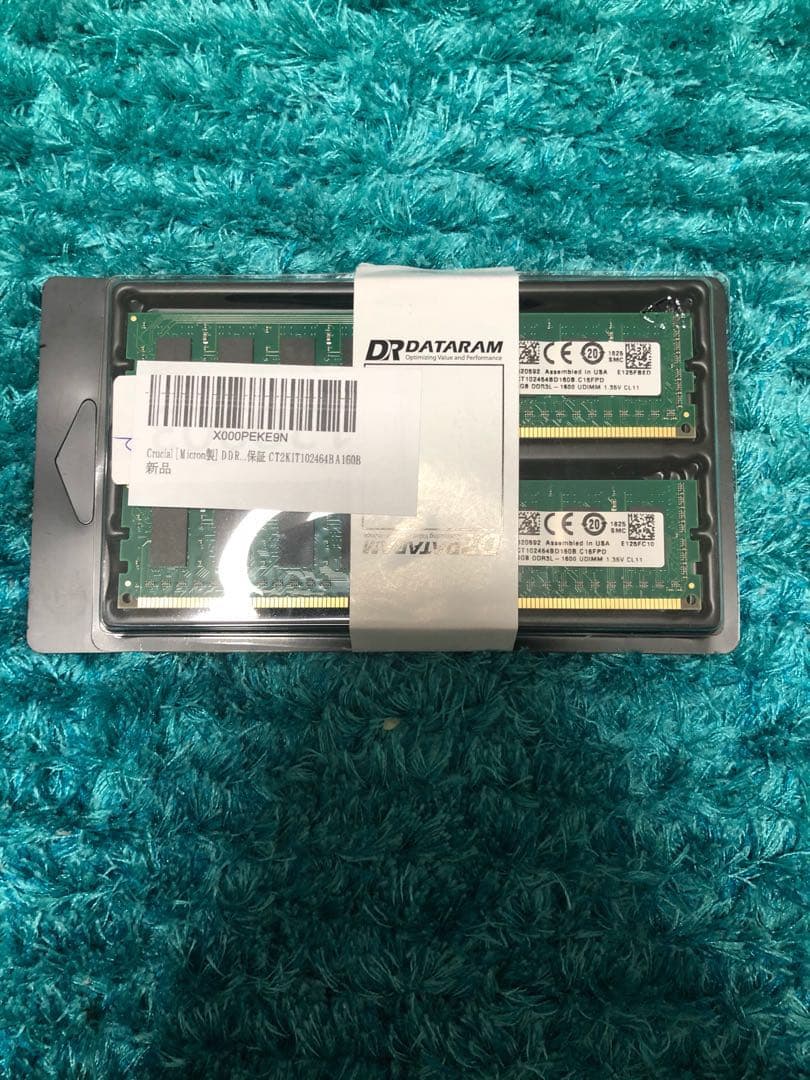 crucial[新品・未使用]デスクトップPC用DDR3L 8G×2計16GB