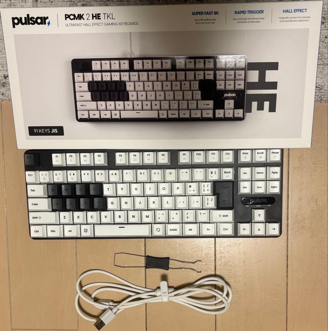 12/13,14限定価格　pulsar pcmk 2he tkl JIS配列