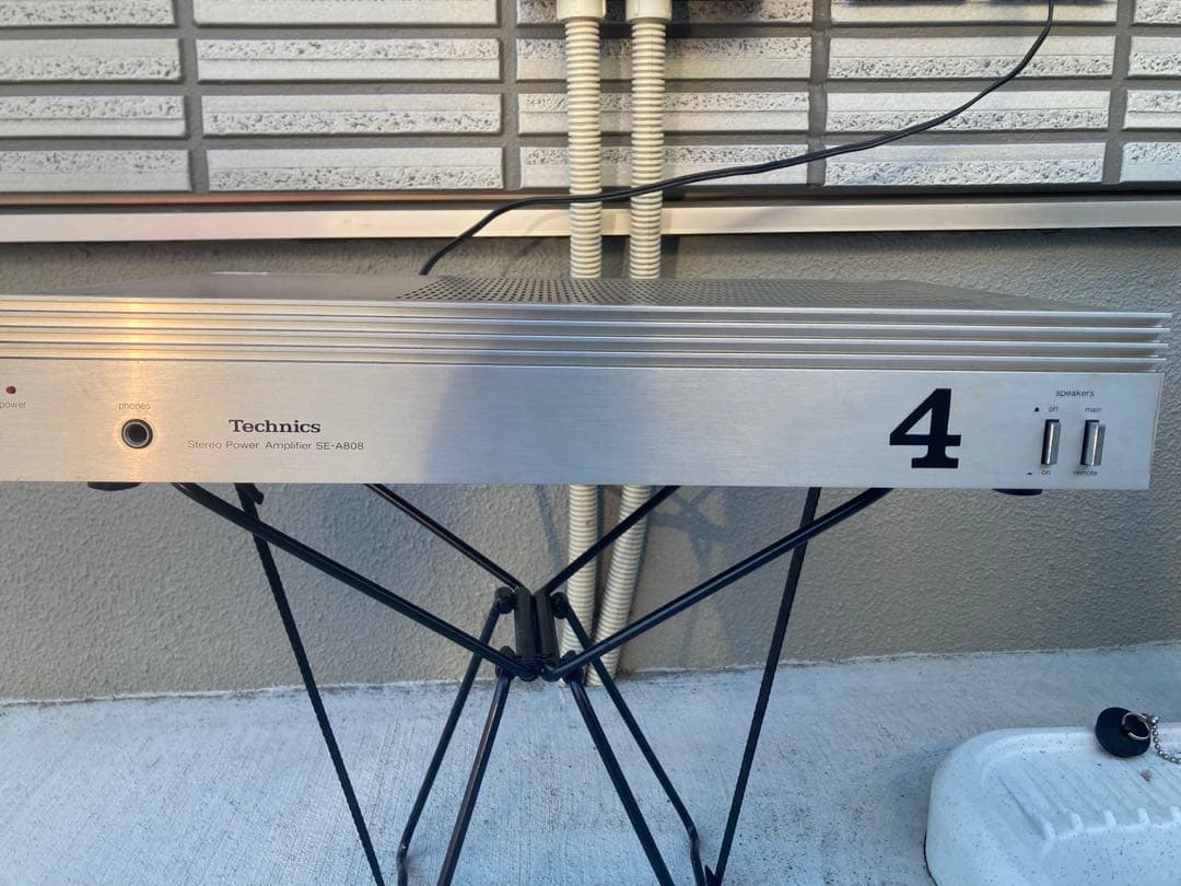 激レア 完動品 Technics SE-A808 パワーアンプ テクニクス