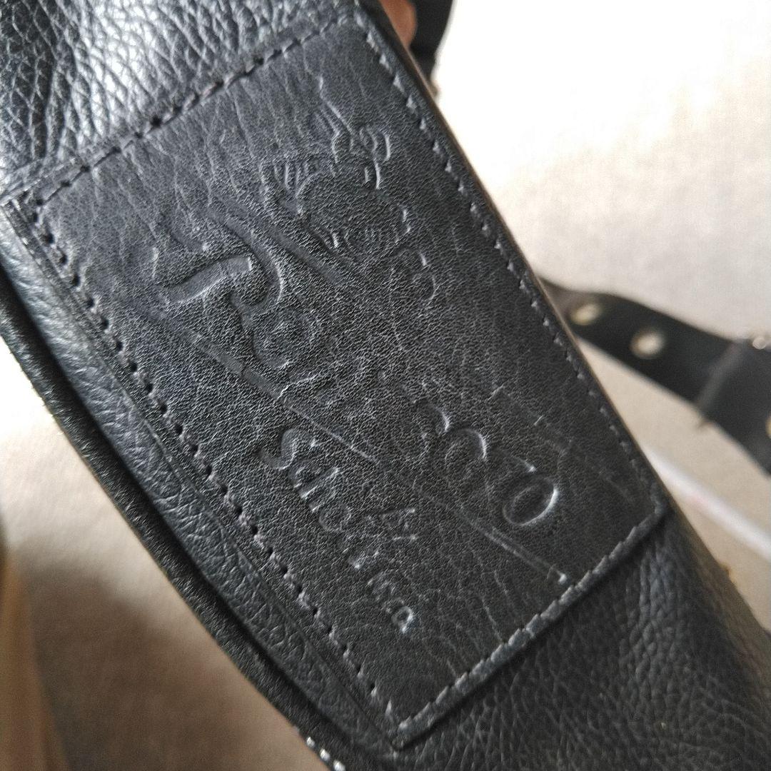 Schott 黒レザー ボディバッグ・ウエストポーチ　インド製　未使用