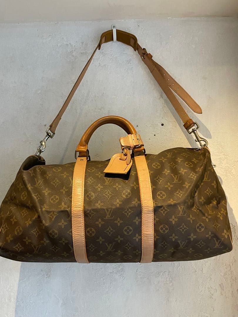 【美品】Louis Vuitton ボストンバッグ キーポルバンドリエール50