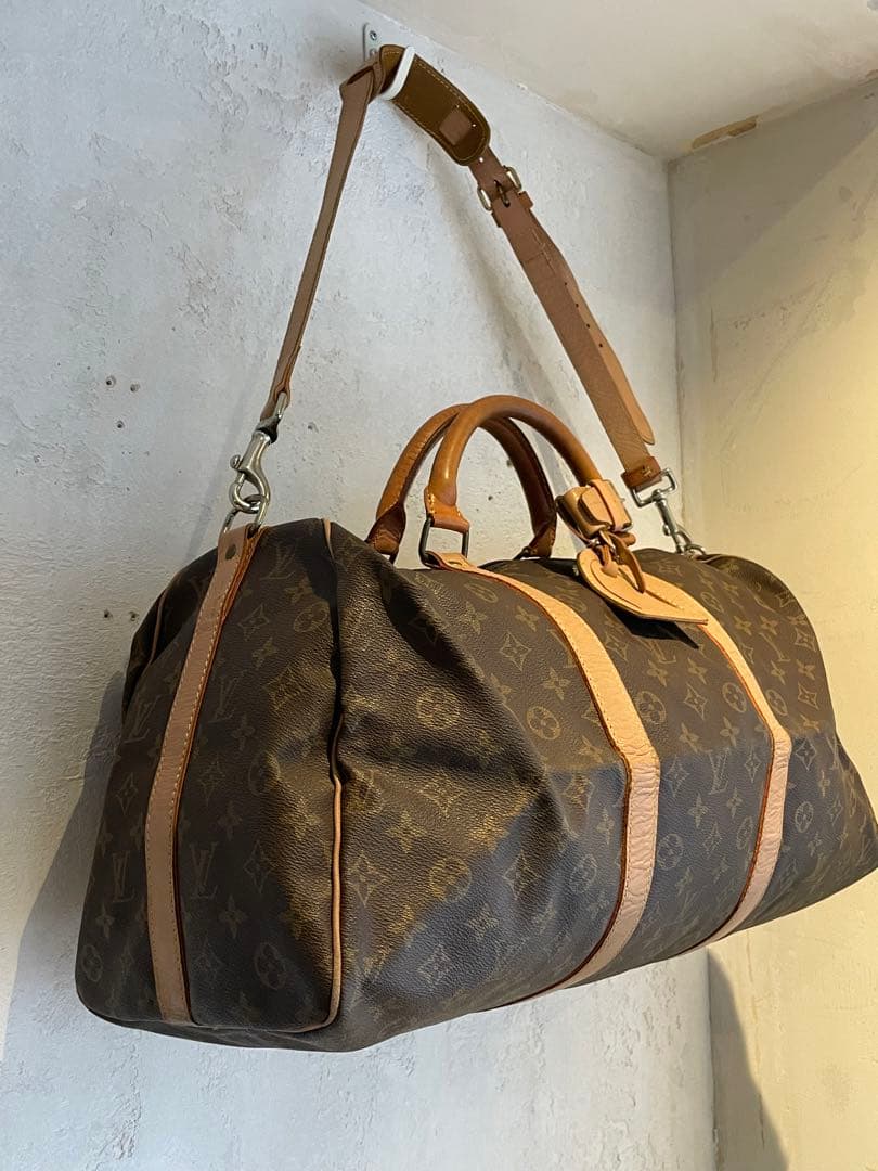 【美品】Louis Vuitton ボストンバッグ キーポルバンドリエール50
