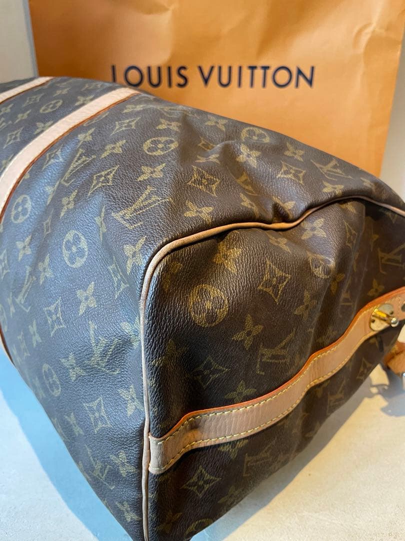 【美品】Louis Vuitton ボストンバッグ キーポルバンドリエール50