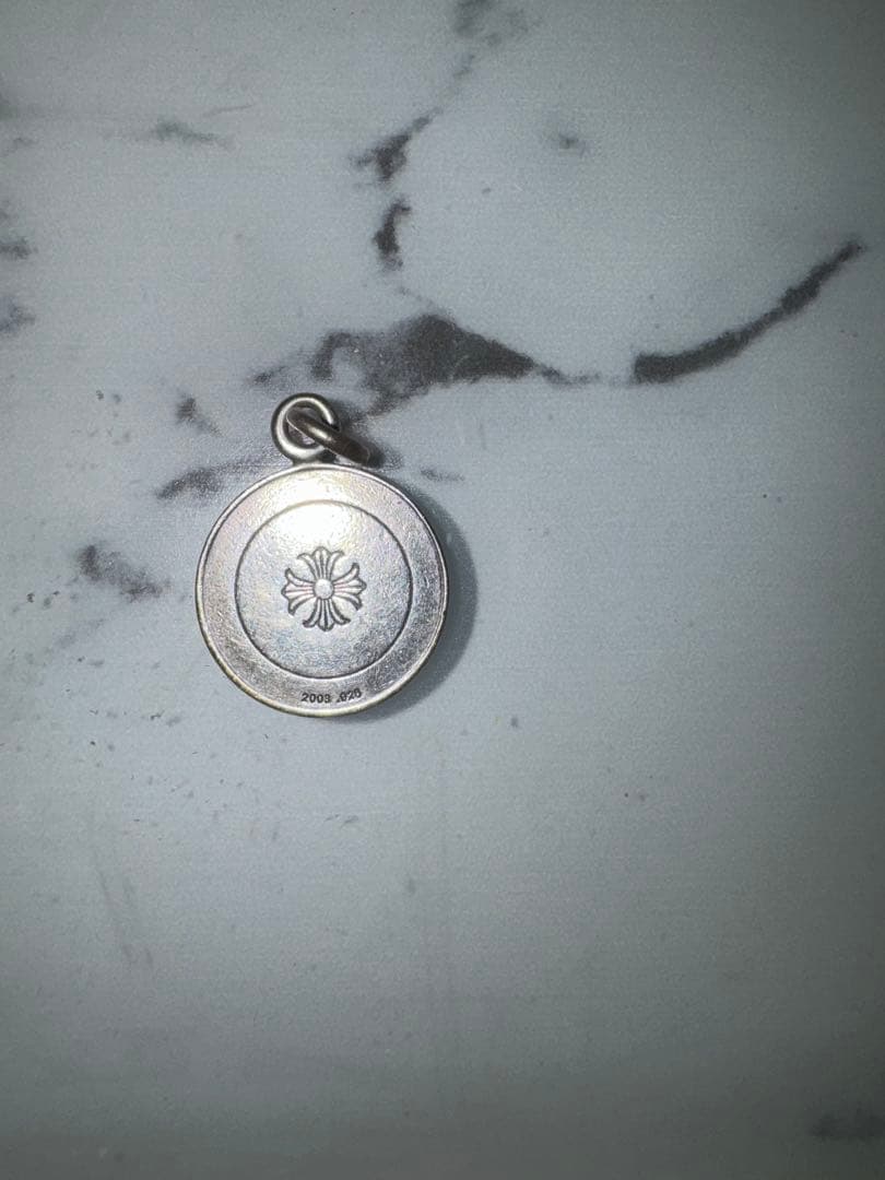 ま*ん様 Chrome Hearts メダルペンダント シルバー