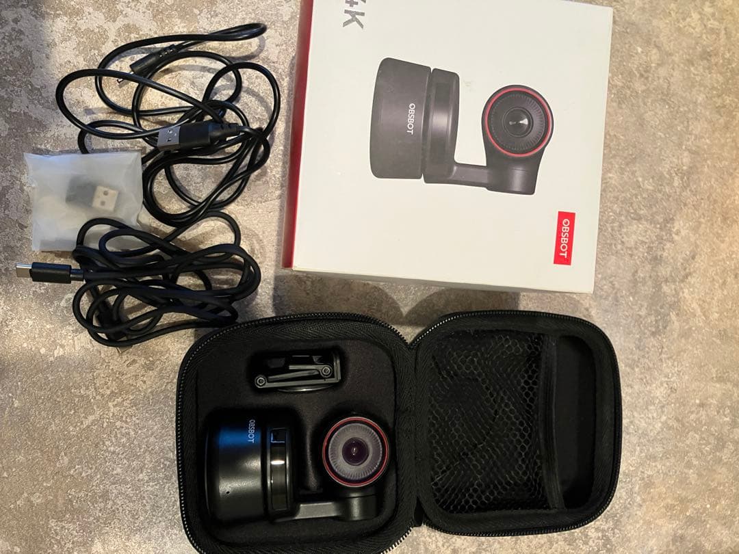 OBSOT 4K ウェブカメラ ケース付き