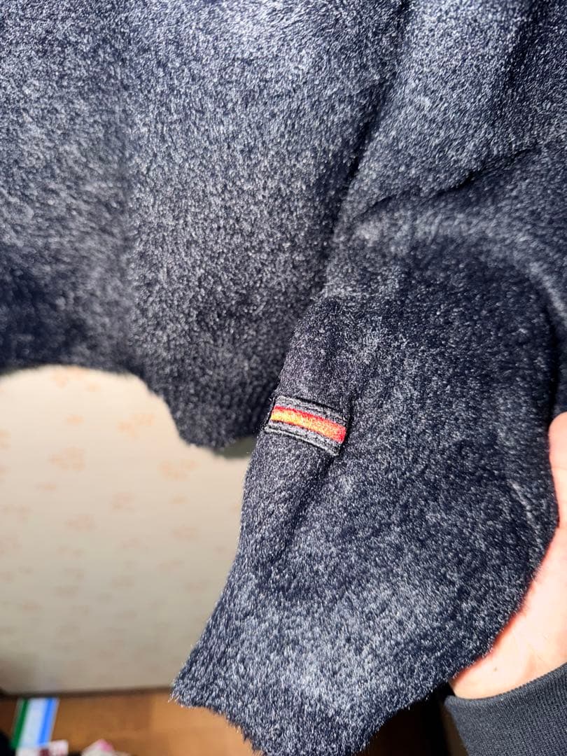 fubu 黒ニット セーターPxrge Trxxxper着用風