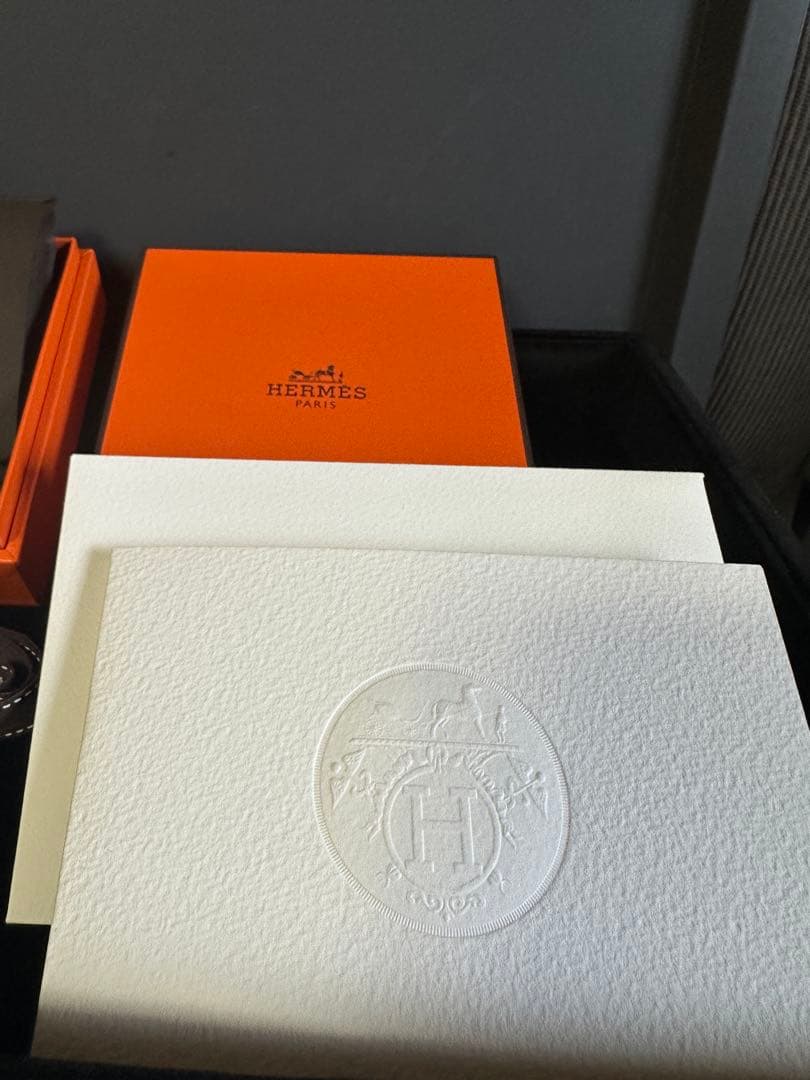 未使用 HERMES エルメス　アンシェネ　バングル　LG シェーヌダンクル