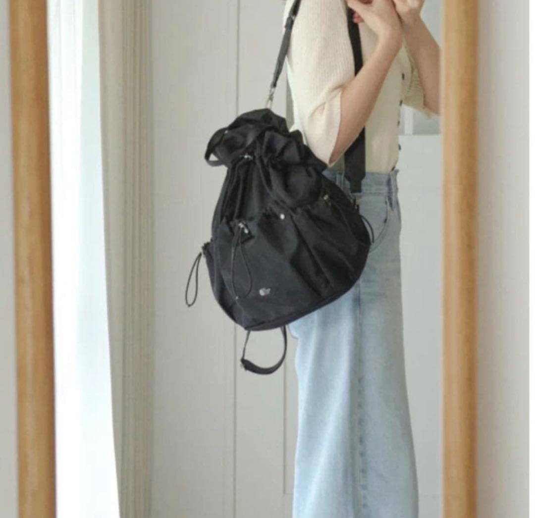 【韓国限定】ノースフェイス WHITE LABEL ボニーパックM 黒