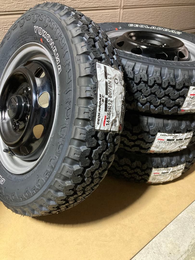 専用145/80r12 送料込み ホワイトレター ゴツゴツ デイトナ