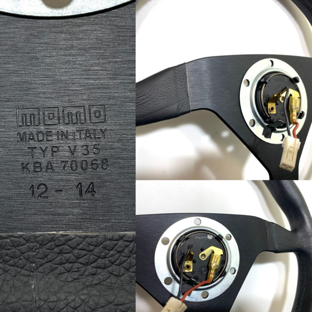 モモ モンテカルロ 美品 ステアリング 35Φ ホーンボタン付 希少 14年製