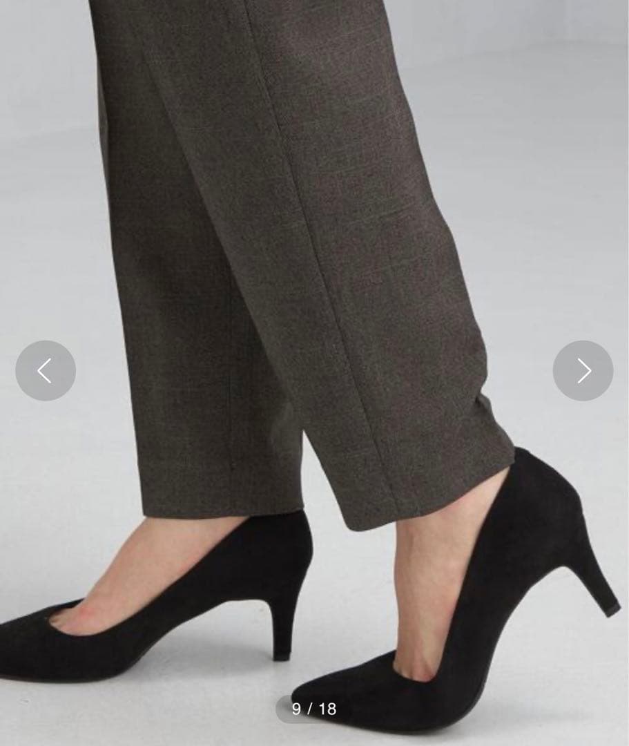 グリーンレーベル　シャークノーラペル セットアップ　ウォッシャブル　パンツスーツ