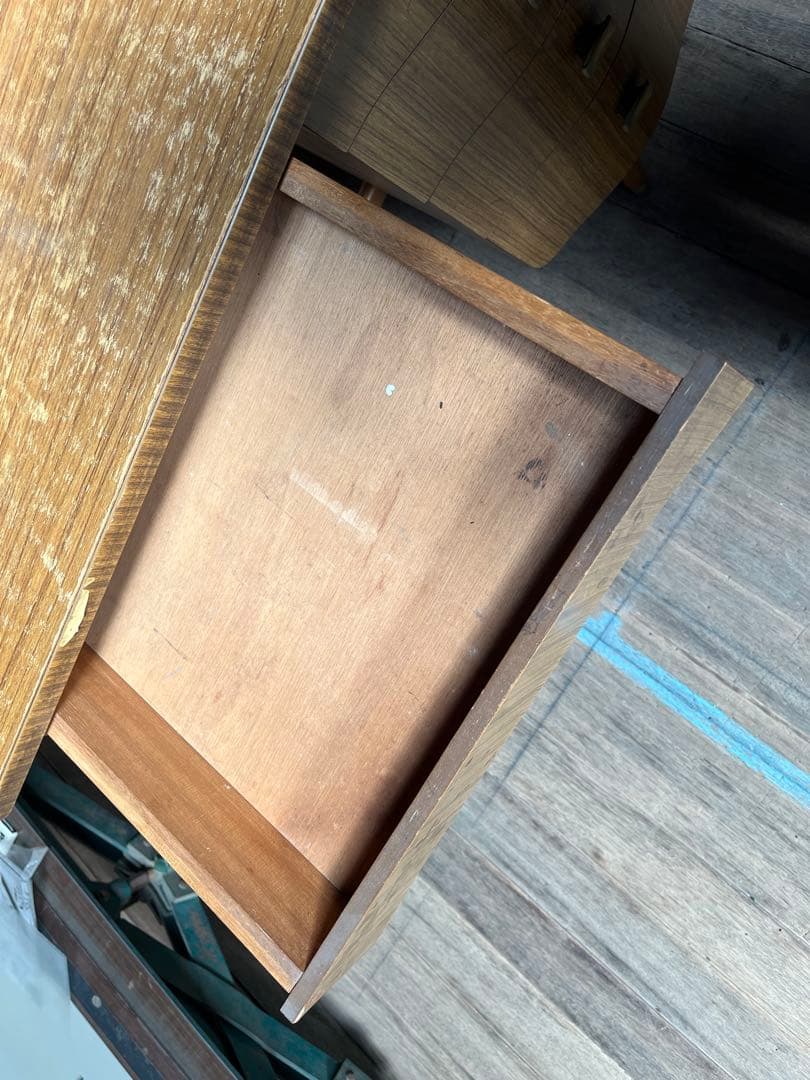 【希少】引き出しが曲線になっている机　アンティーク　レトロ