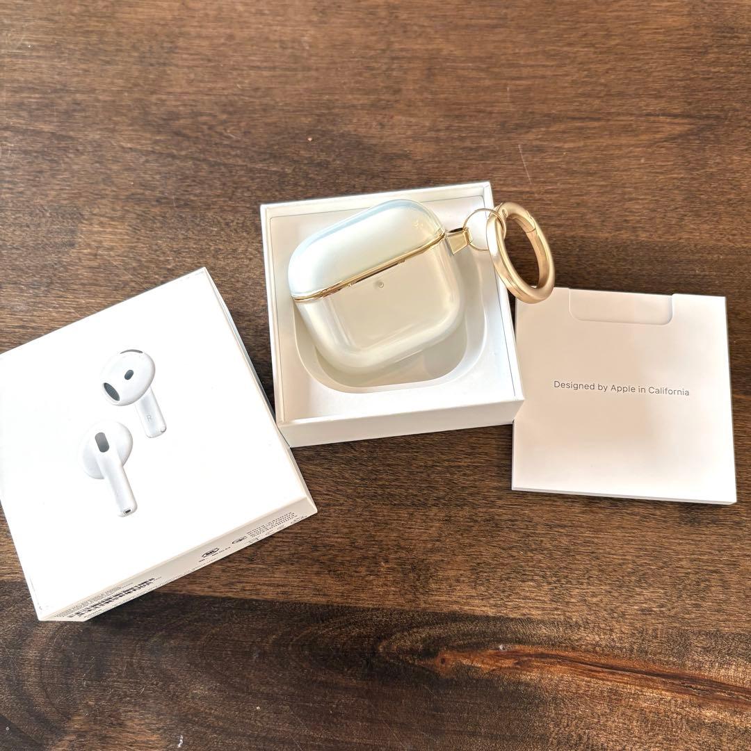 【ほぼ未使用】【ケース付】AirPods4 ANC搭載モデル
