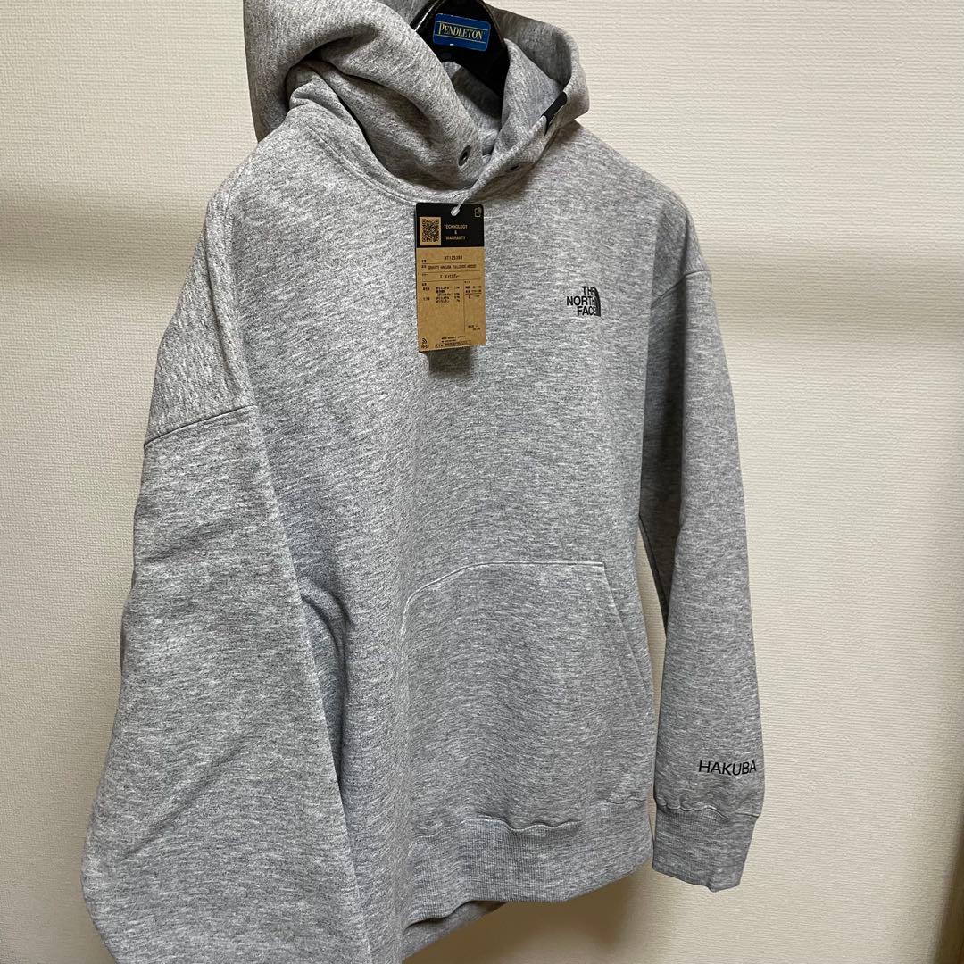 ノースフェイス GRAVITY白馬限定フーディ【Lサイズ】パーカー グレー