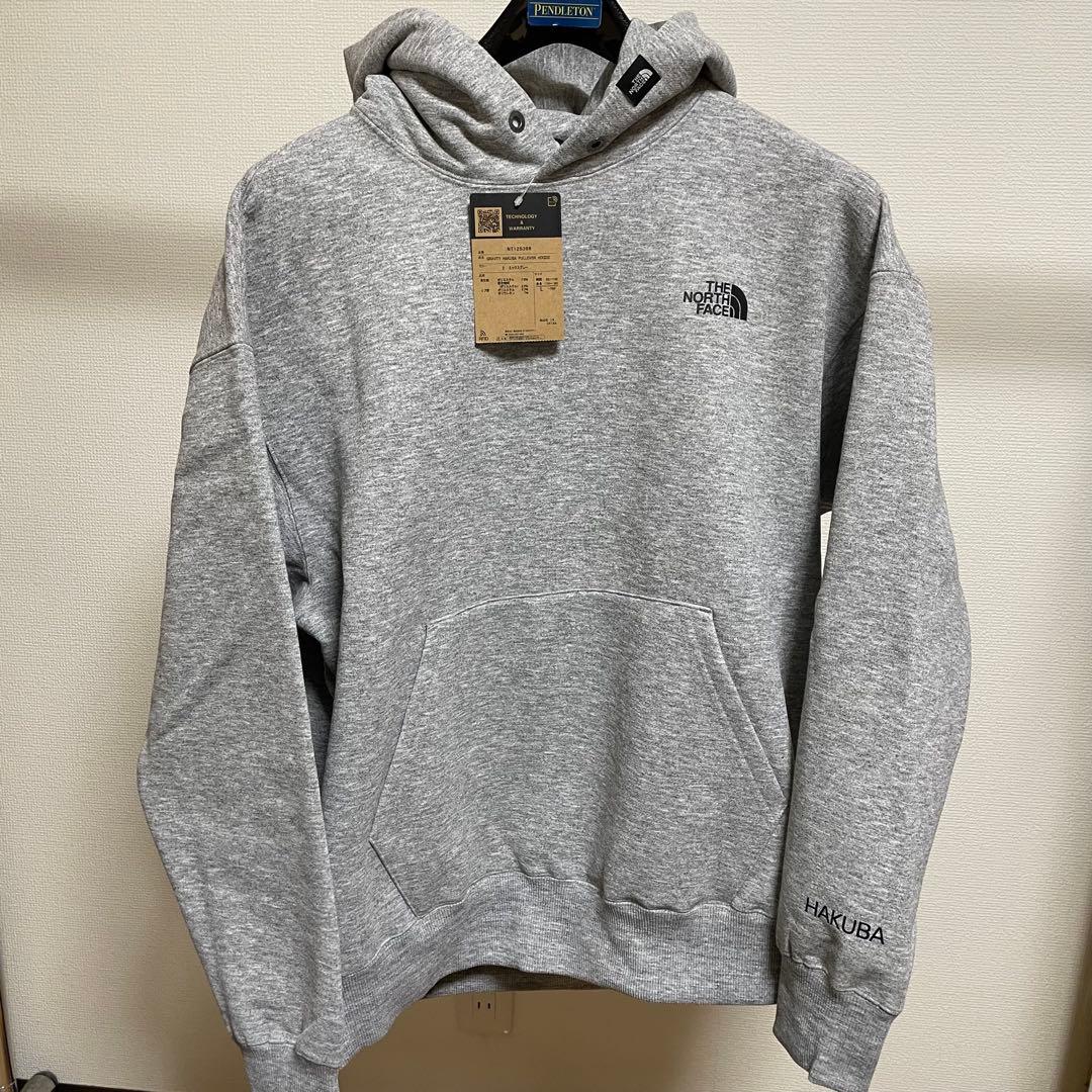 ノースフェイス GRAVITY白馬限定フーディ【Lサイズ】パーカー グレー