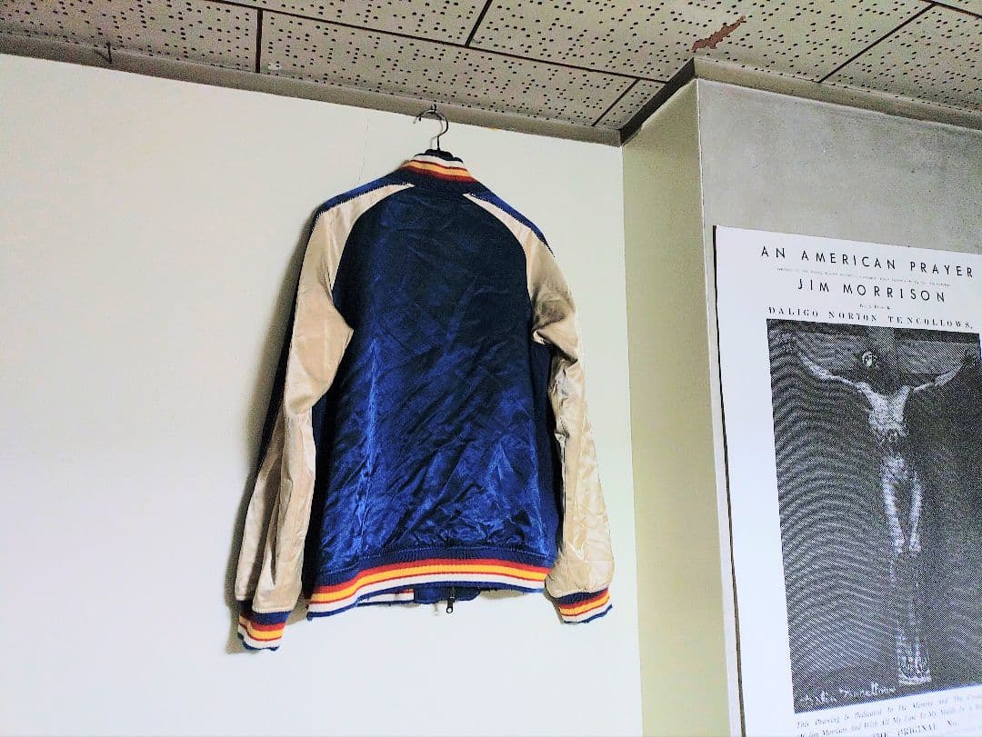 ✨今日だけ値下げ✨glamb✺スカジャン無地【sizeXL】エイジング加工