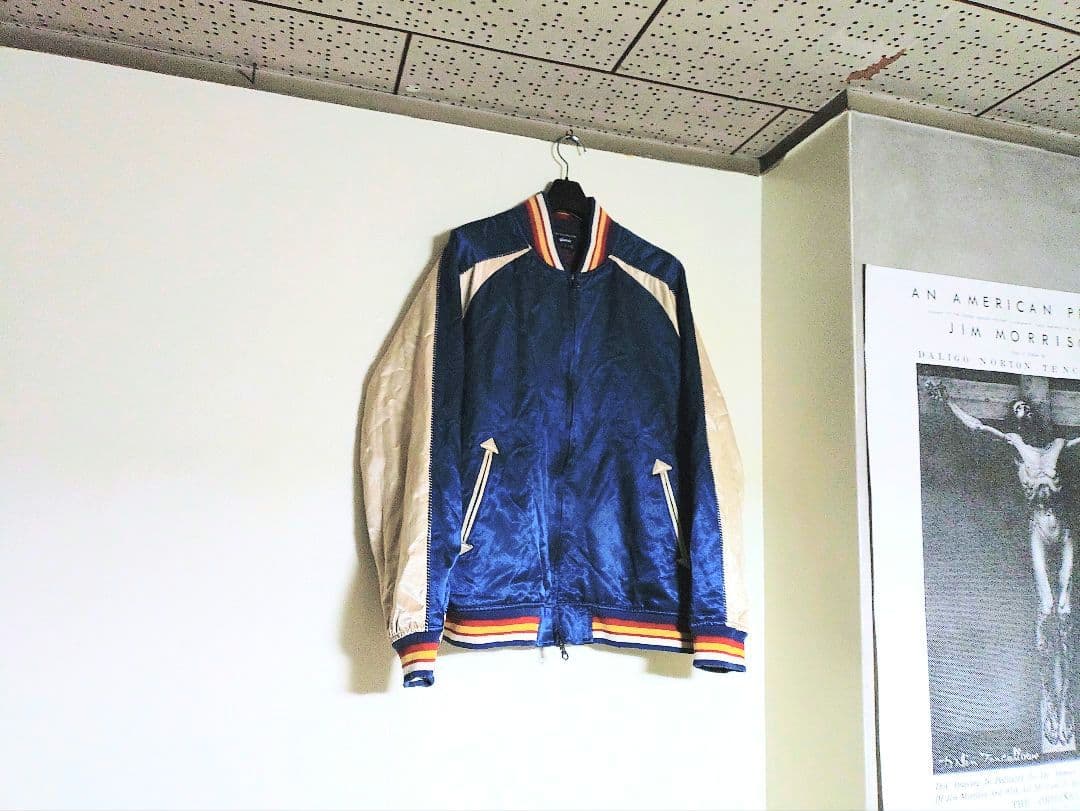 ✨今日だけ値下げ✨glamb✺スカジャン無地【sizeXL】エイジング加工