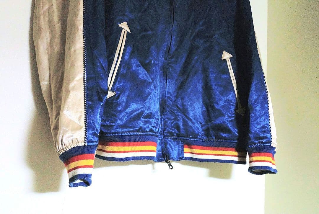 ✨今日だけ値下げ✨glamb✺スカジャン無地【sizeXL】エイジング加工