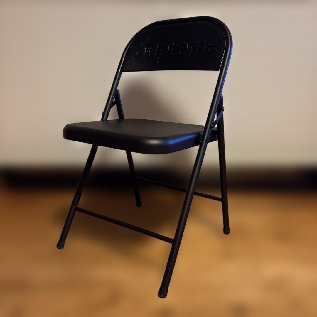 椅子 supreme l Folding Chair Black