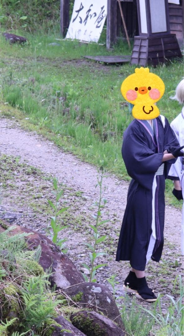 青　軽装コスプレ