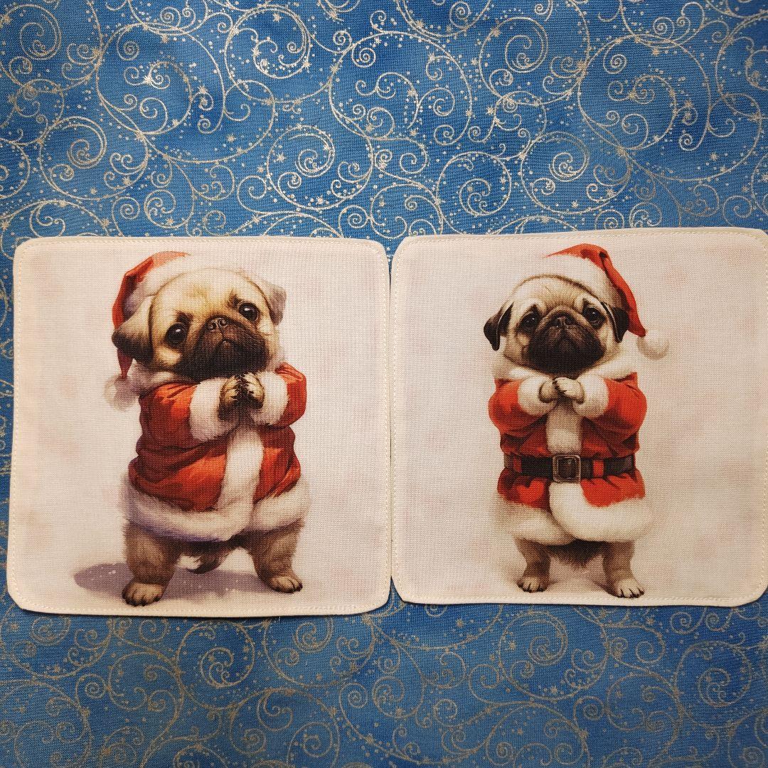 アロママ ハンカチ　パグちゃん　ダックス 柄　28枚