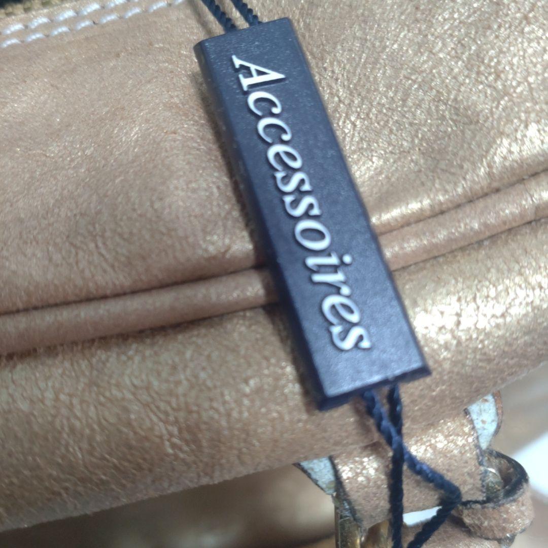 【新品札付き】【66％off】　ADMJ ボストンバック ゴールド ¥50400