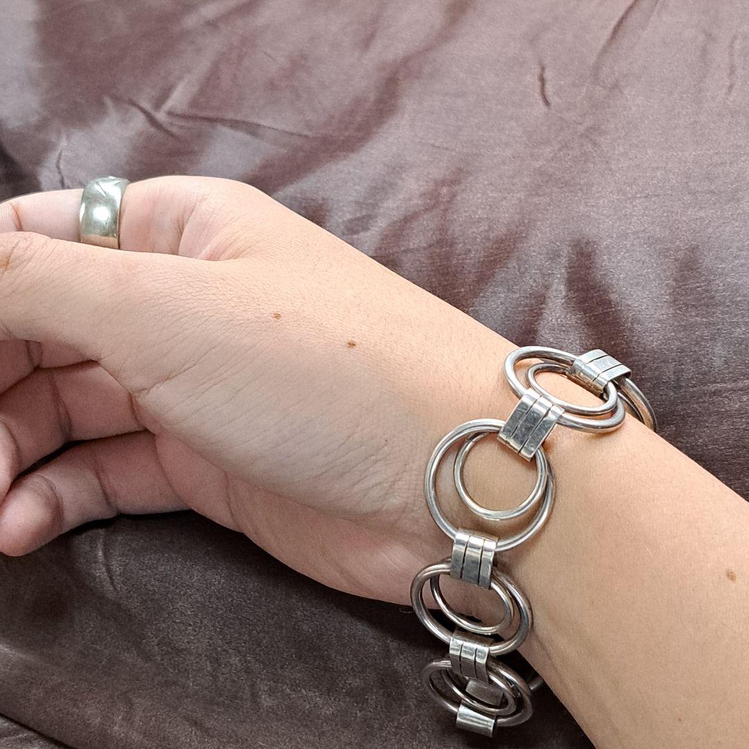 Silver 835 Round-Link Bracelet 一点物