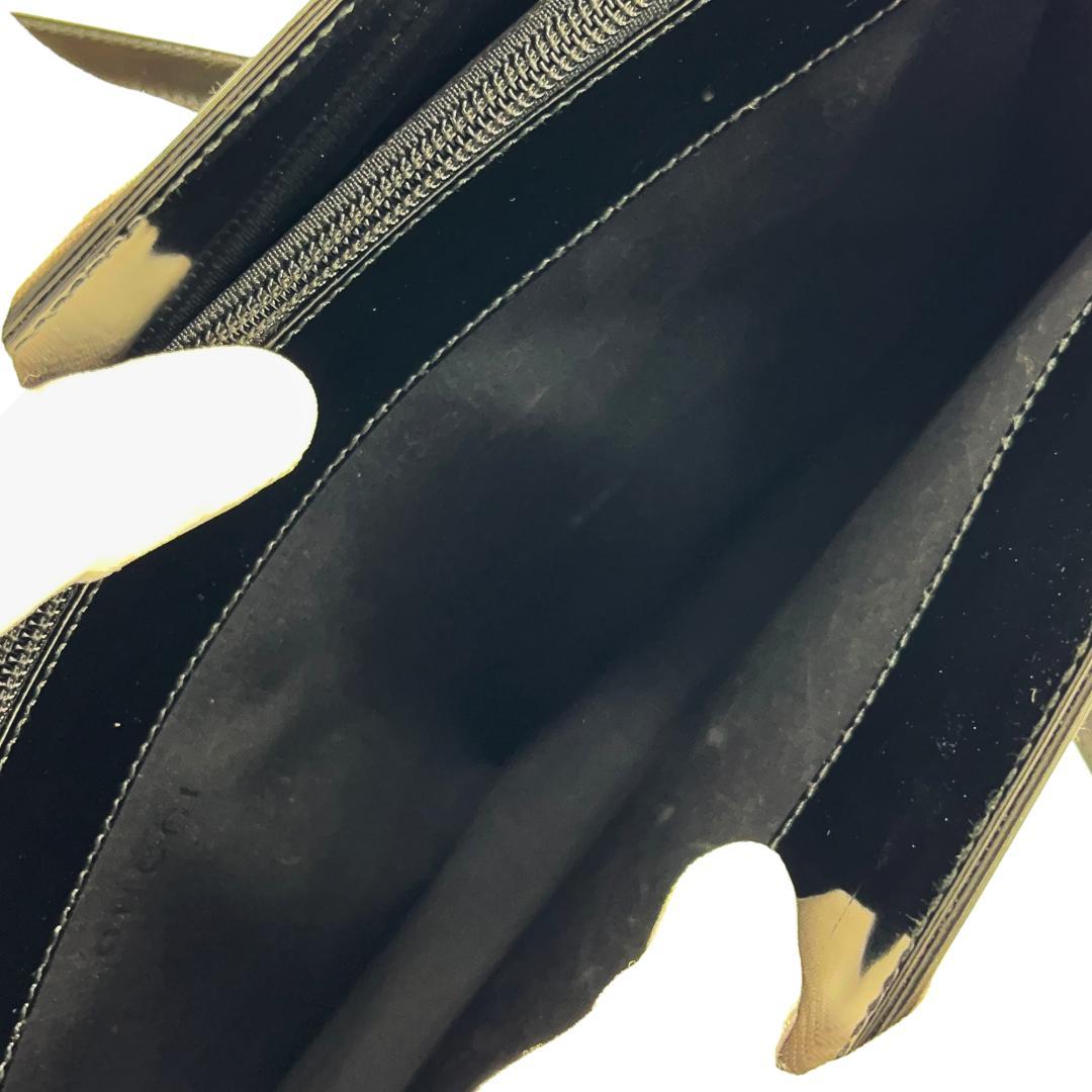 GUCCI グッチ パテントレザー トートバッグ エナメル