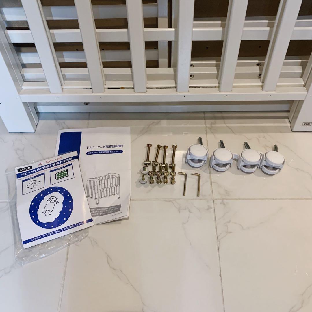 【♡送料込♡】カトージ ベビーベッド シンプルコンフォートF⭐︎