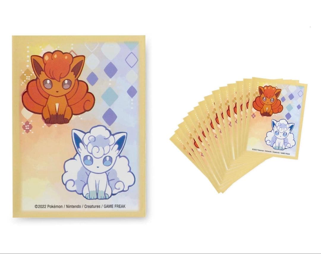 【海外ポケモンセンター限定品】ロコン&アローラロコン　デッキシールドプレイマット